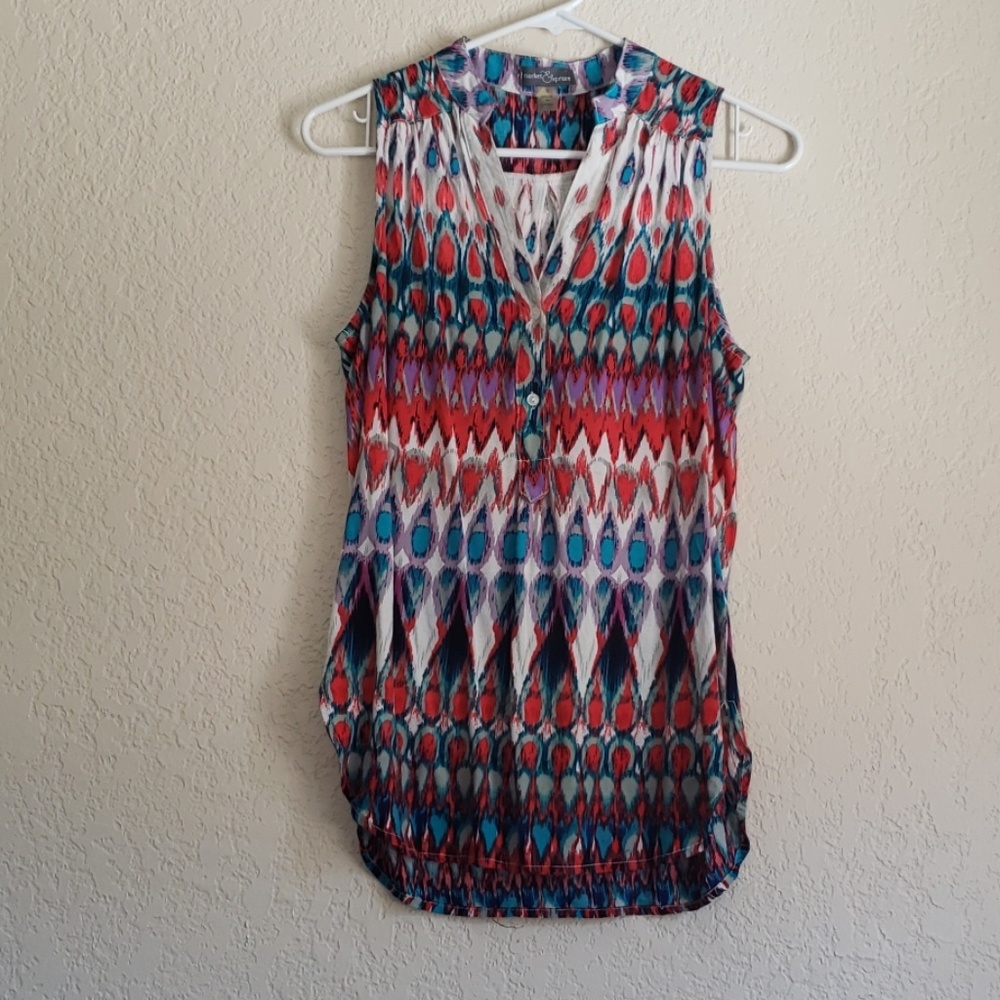 Market & Spruce Multicolored Sleeveless blouse